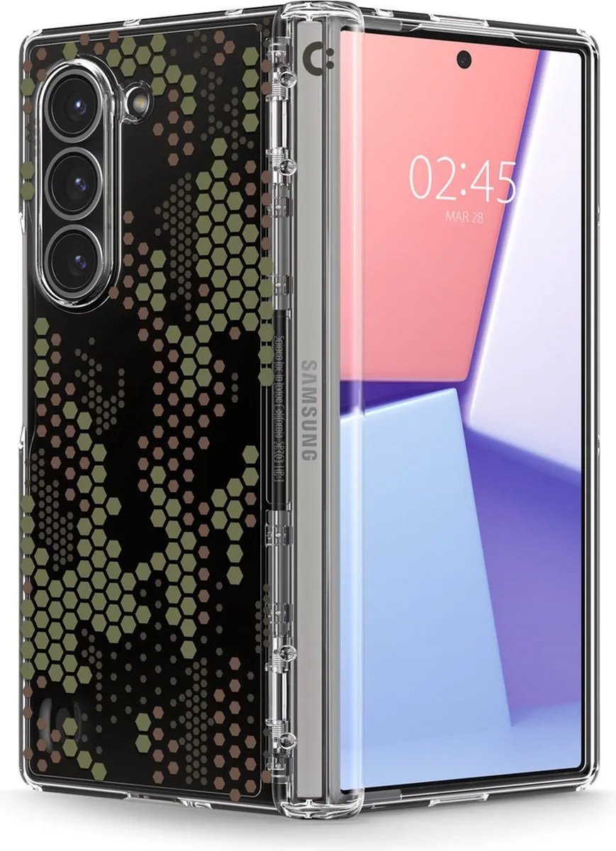 Spigen Ultra Hybrid ACS08283 Hoesje - Samsung Galaxy Z Fold 6 - Transparant
