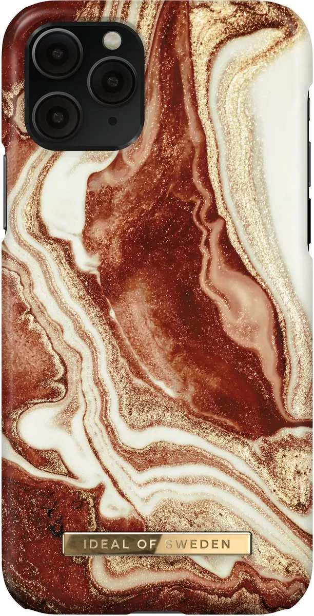 iDeal of Sweden iPhone 11 Pro Hoesje Golden Rusty Marble - IDFCGM19-I1958-163 - afbeelding 3 van 6