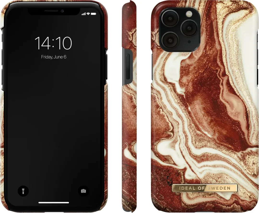 iDeal of Sweden iPhone 11 Pro Hoesje Golden Rusty Marble - IDFCGM19-I1958-163 - afbeelding 4 van 6