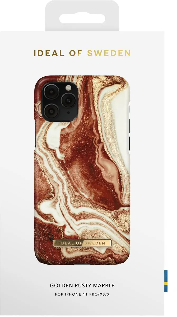 iDeal of Sweden iPhone 11 Pro Hoesje Golden Rusty Marble - IDFCGM19-I1958-163 - afbeelding 2 van 6