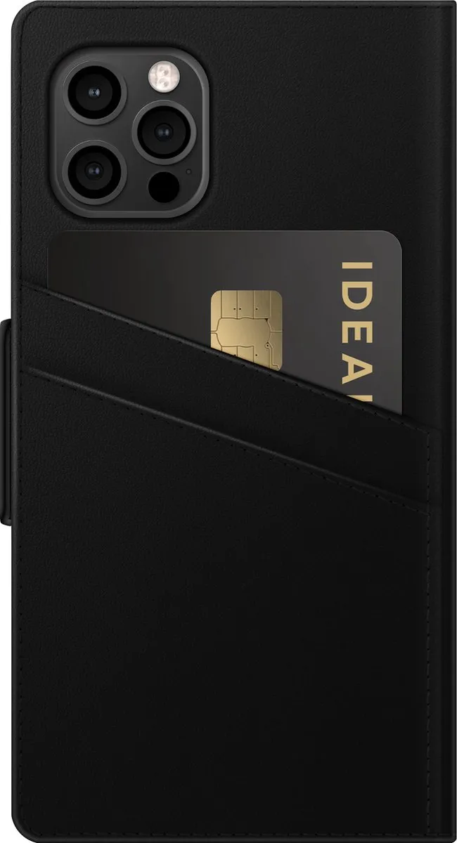 iDeal of Sweden Atelier Wallet iPhone 12/12 Pro - Intense Black - afbeelding 3 van 6