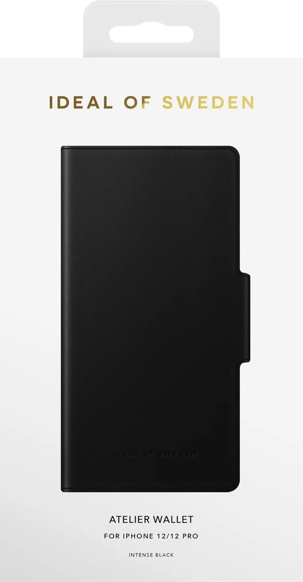 iDeal of Sweden Atelier Wallet iPhone 12/12 Pro - Intense Black - afbeelding 6 van 6