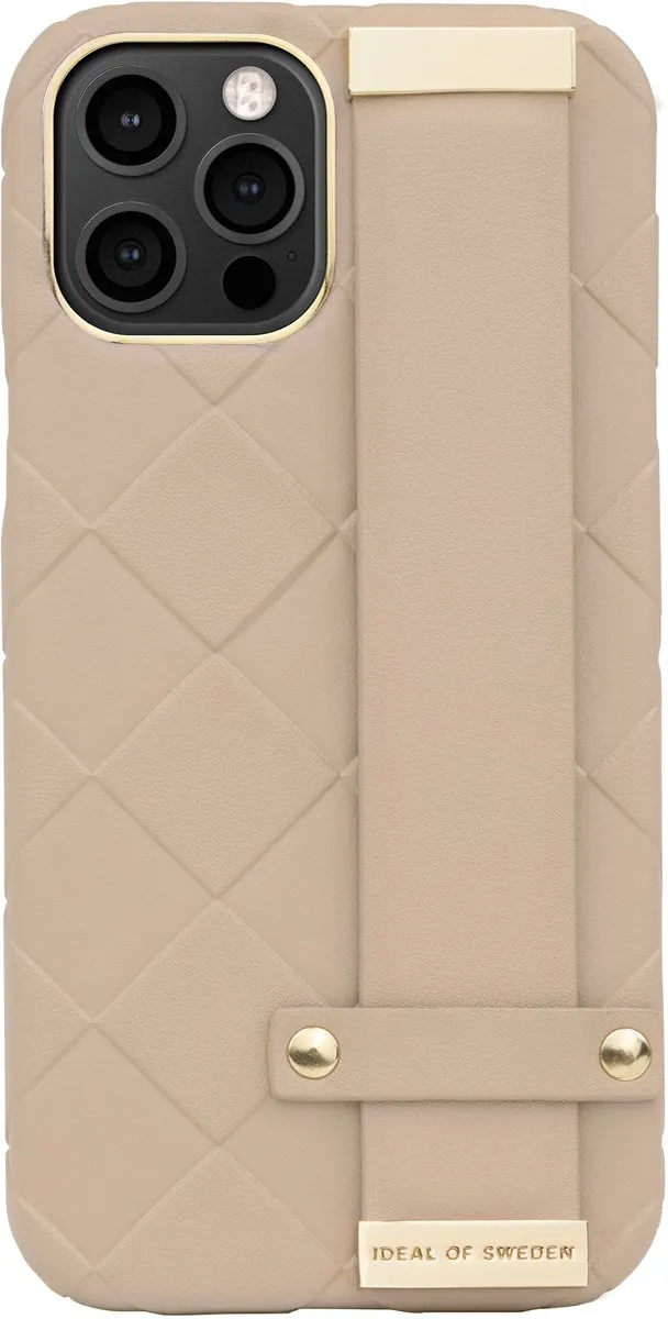 iDeal of Sweden Statement Case Braided iPhone 12/12 Pro - 3 Pasjes - Light Caramel