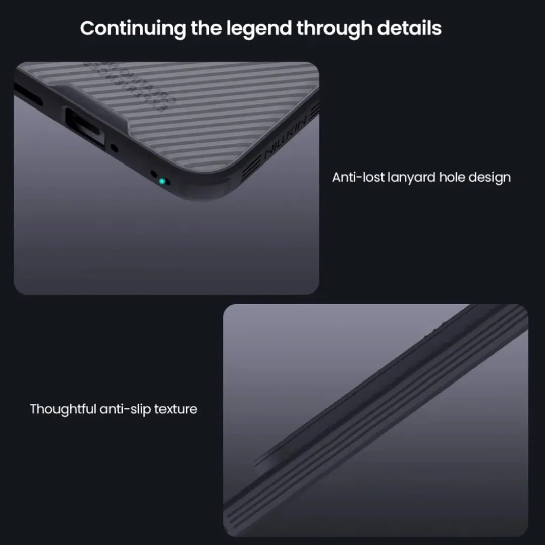 Nillkin CamShield Hoesje Xiaomi Redmi Note 13 Pro - Camera Slider - Transparant Zwart - afbeelding 6 van 6