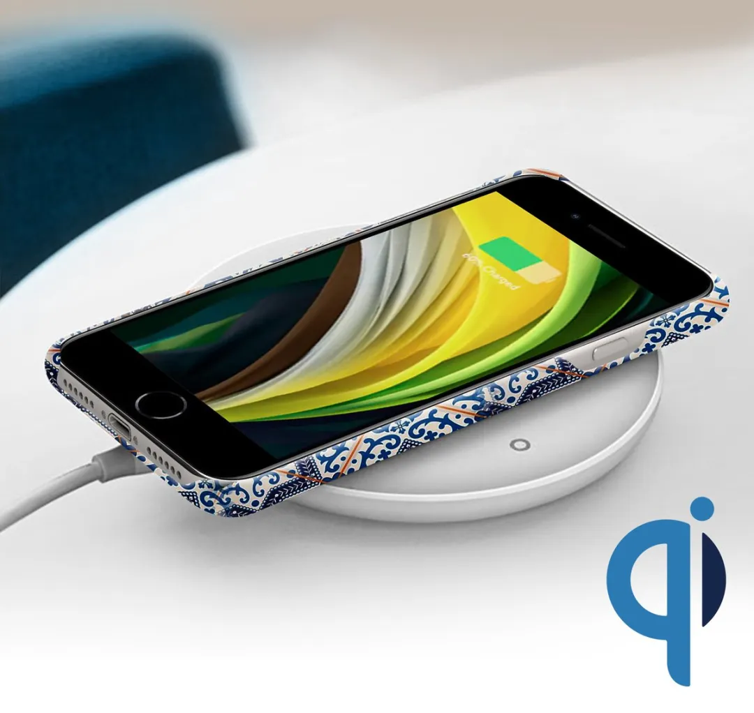 iDeal of Sweden iPhone SE 2020 Hoesje Marrakech - IDFCA16-I7-23 - Wit/Blauw