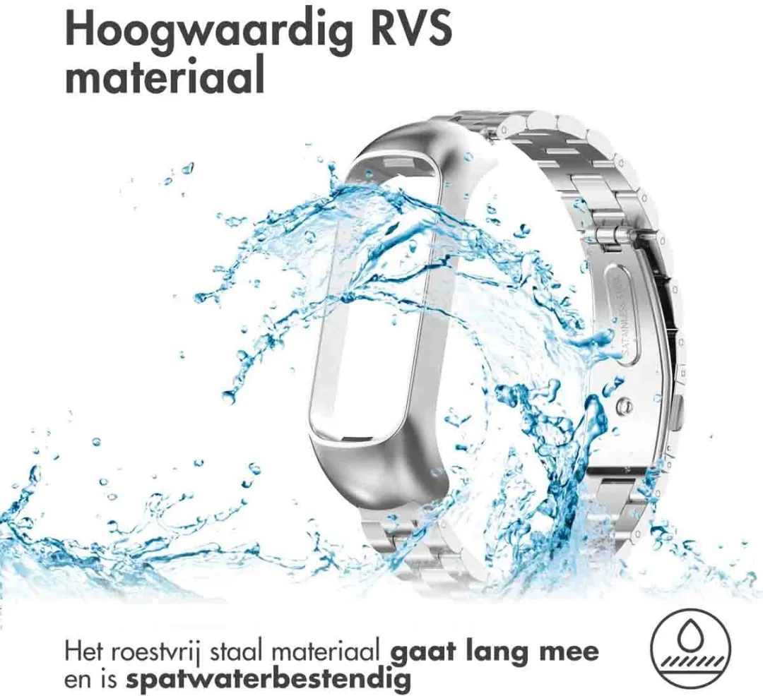 Imoshion Stalen Bandje Samsung Galaxy Fit 2 - Zilver