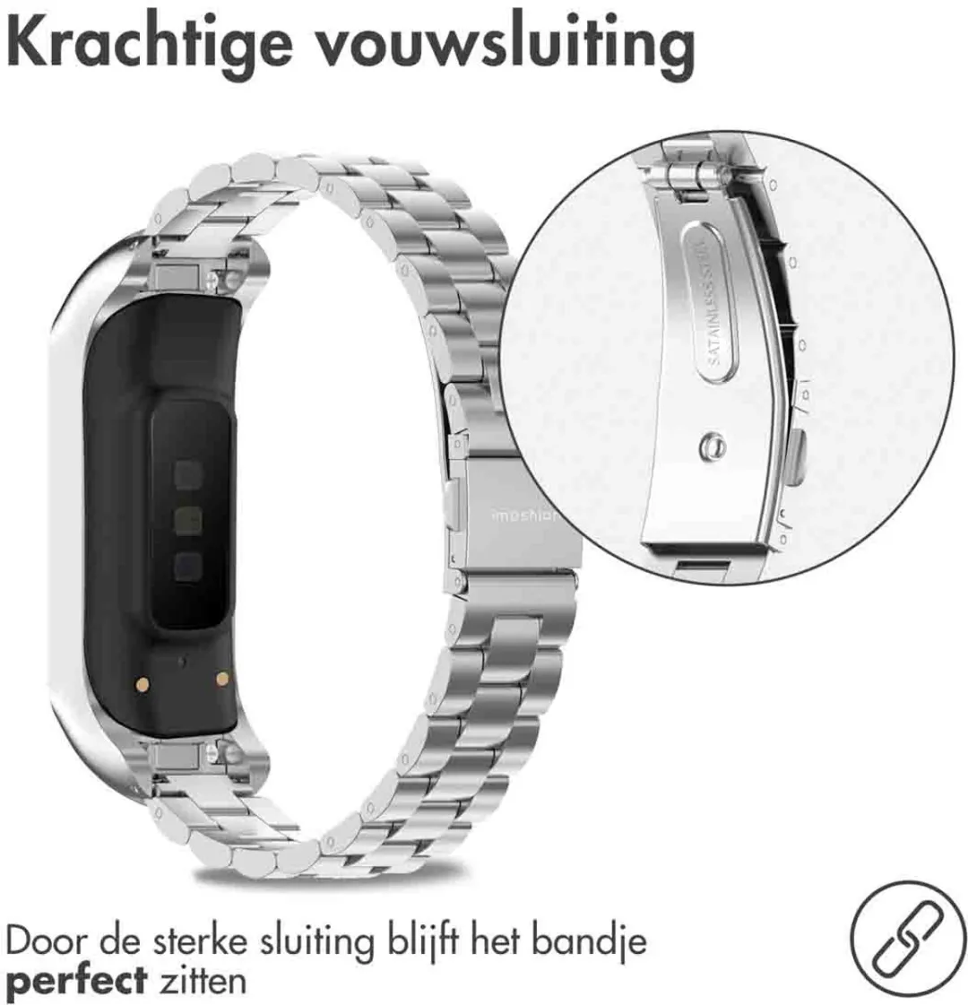 Imoshion Stalen Bandje Samsung Galaxy Fit 2 - Zilver