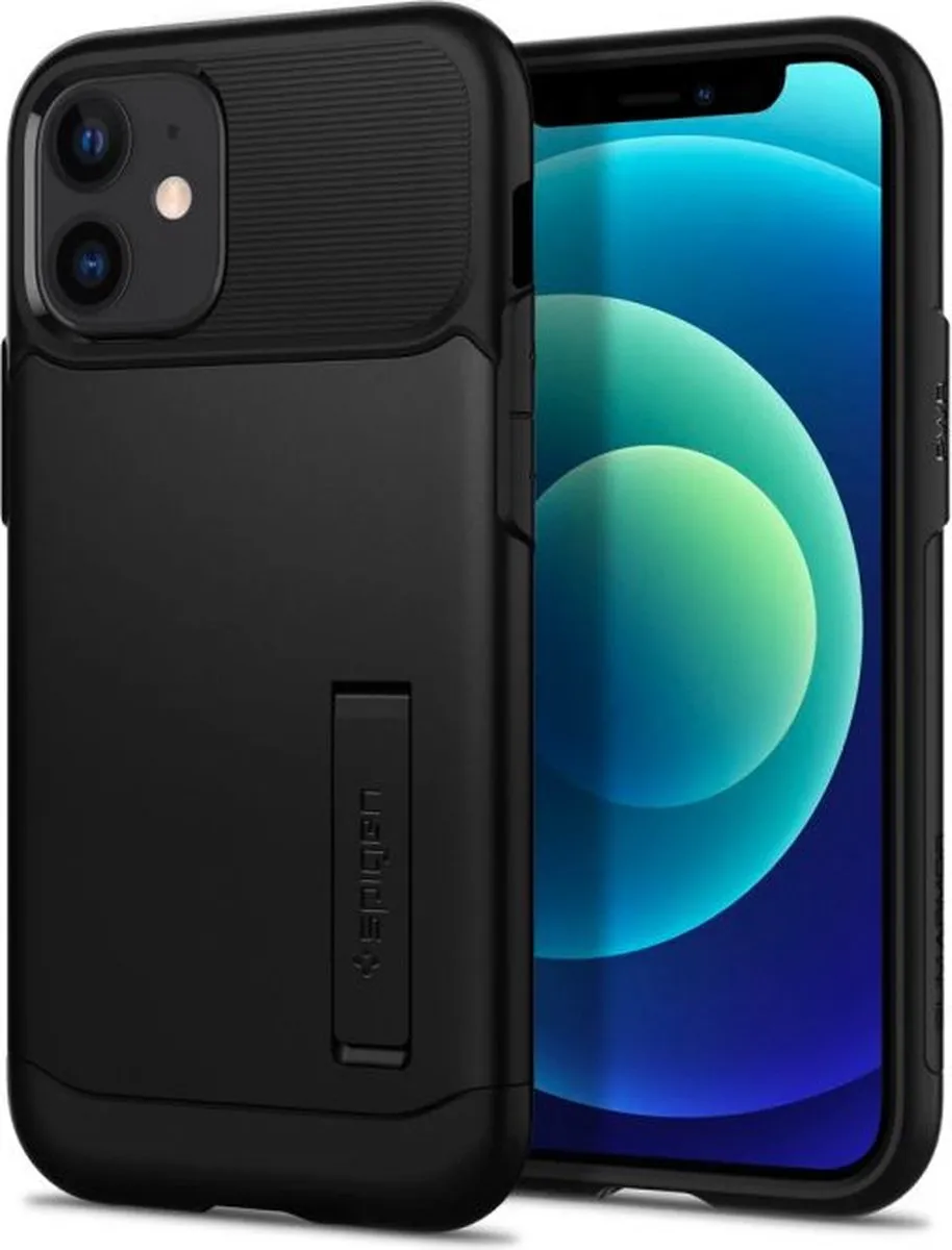 Spigen Slim Armor Air iPhone 12 Mini Hoesje - 43598 - Zwart