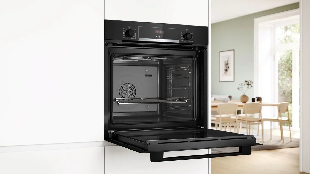 Bosch HQA534BB3 Serie 4 Inbouwstoomoven - 71L - 3400W - Zwart