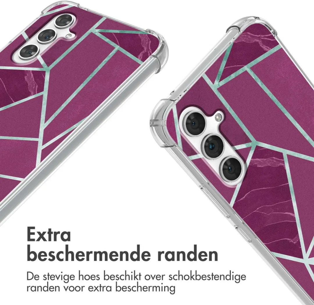 Imoshion Hoesje Samsung Galaxy A54 - Bordeaux Graphic