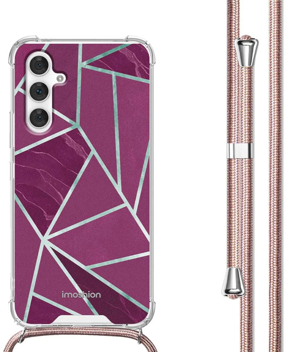 Imoshion Hoesje Samsung Galaxy A54 - Bordeaux Graphic
