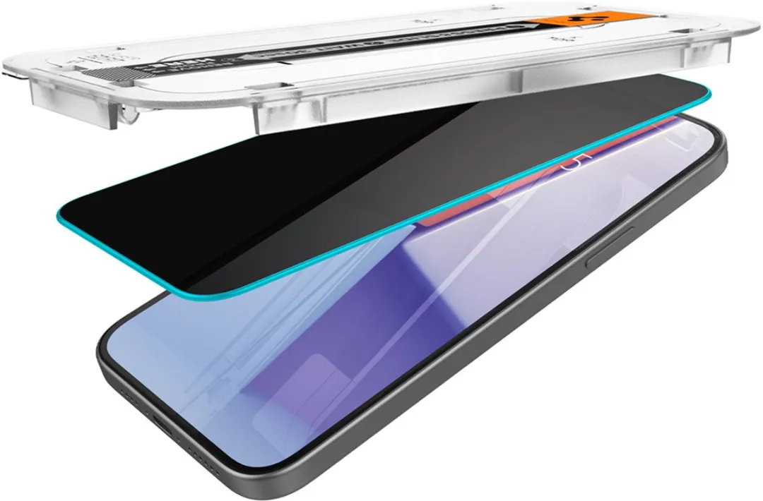 Spigen Glas.tR EZ Fit AGL06905 Screenprotector - iPhone 15/16 - Transparant