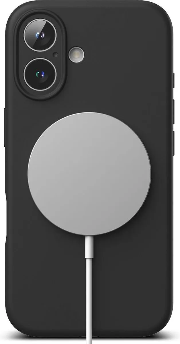 Ringke Silicone MagSafe Hoesje iPhone 16 - Zwart - 8800274960572