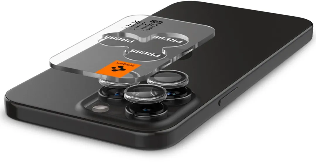 Spigen Optik iPhone 15 Pro Camera Protector - 2 Stuks - Transparant