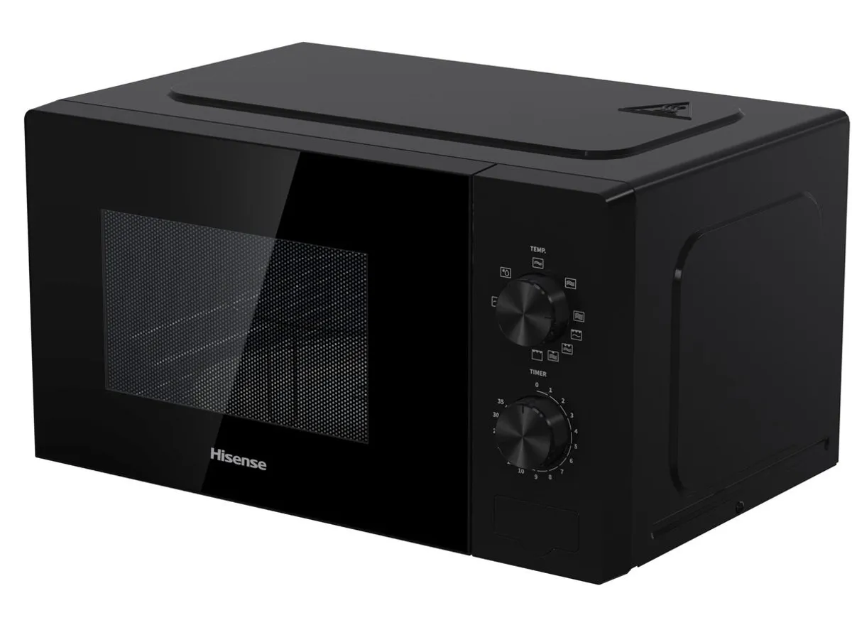 Hisense H20MOBP1G Magnetron 20L 1000W - Zwart - afbeelding 2 van 6