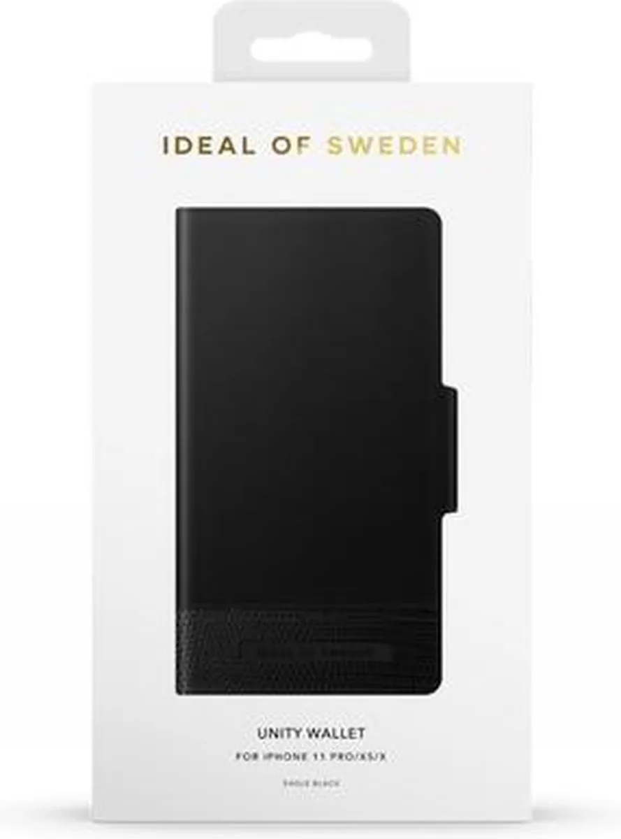 iDeal of Sweden Unity Wallet iPhone 11 Pro/X/XS - 3 Pasjes - Zwart