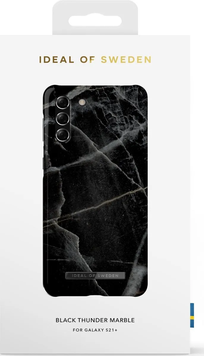 iDeal of Sweden Fashion Case S21+ Black Thunder Marble - IDFCAW21-S21P-358 - afbeelding 3 van 6