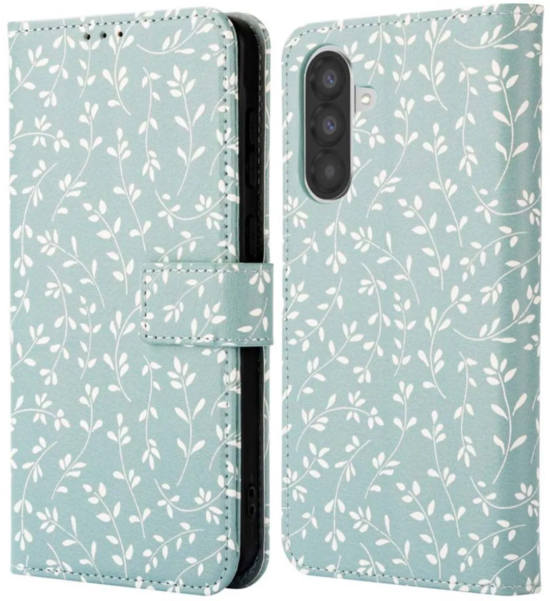 Imoshion Hoesje Samsung Galaxy A36 Smoke Green Flowers