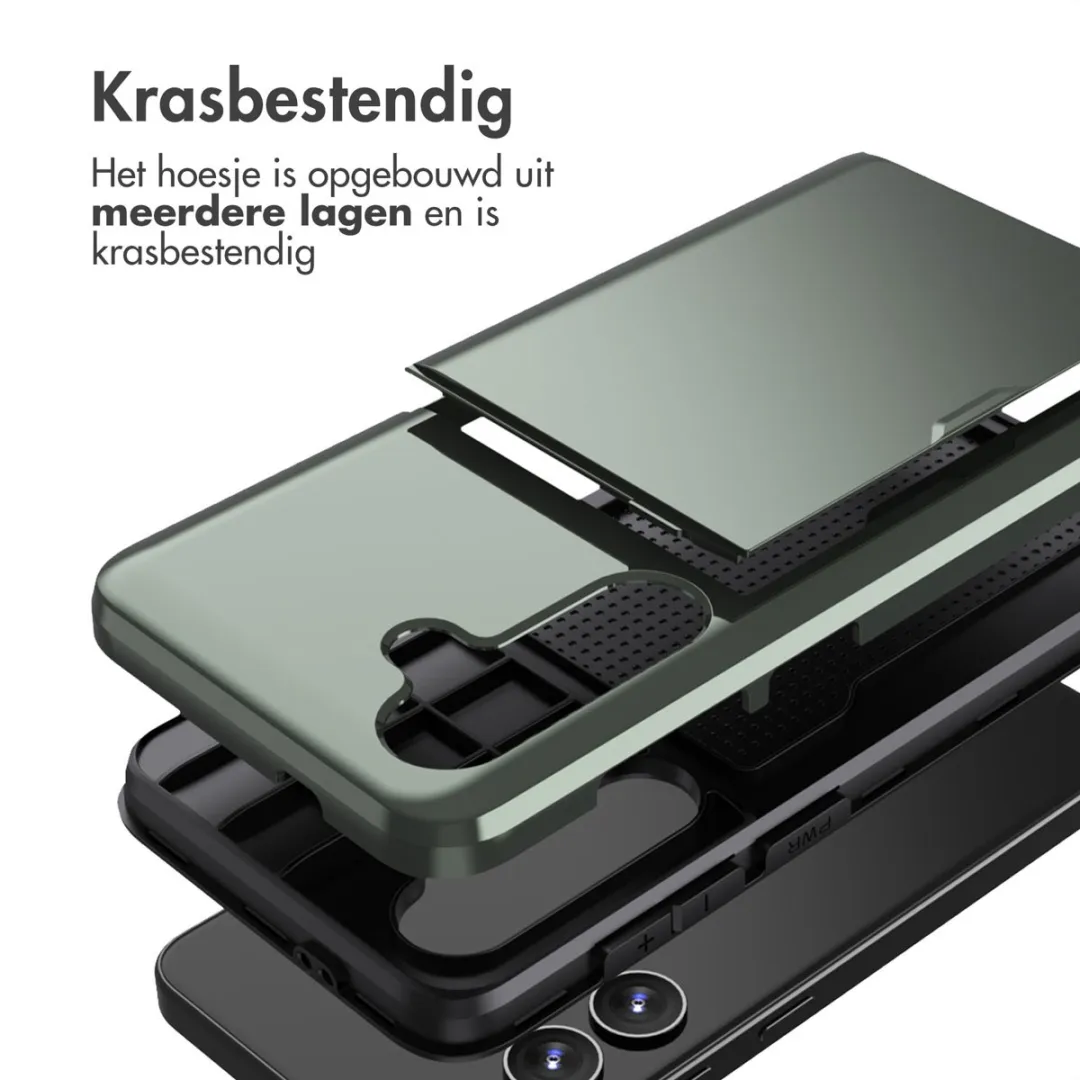 Imoshion Hoesje Samsung Galaxy S24 - Donkergroen - 2 Pasjes