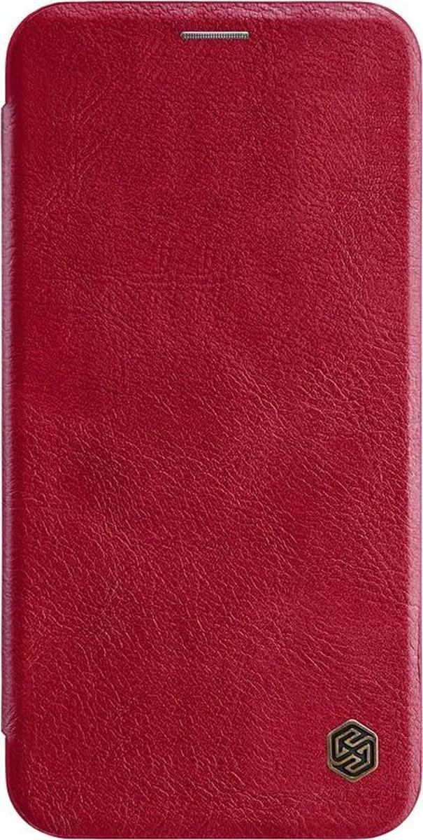 Nillkin Qin Hoesje iPhone XS Max - Rood