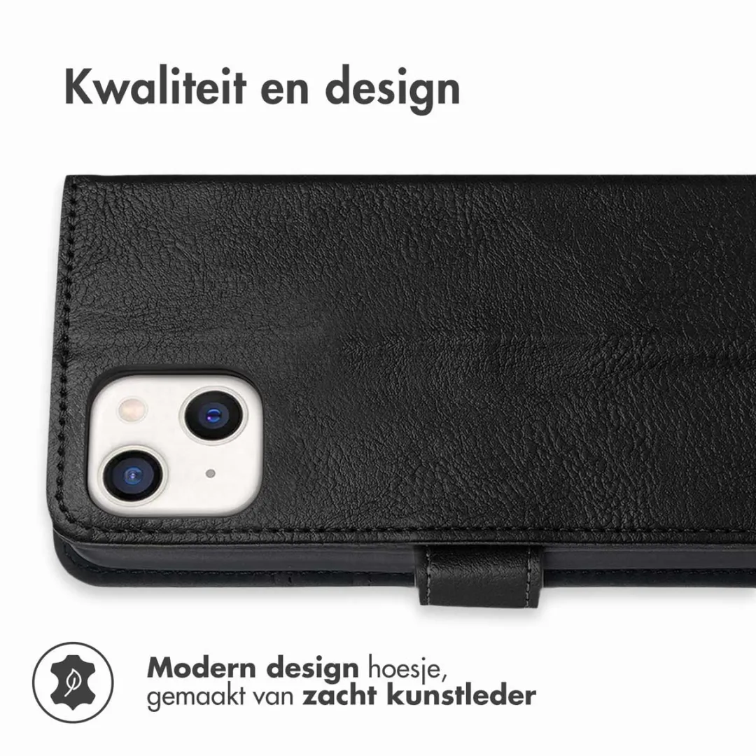 Imoshion Hoesje iPhone 13 Mini - 3 Pasjes - Zwart