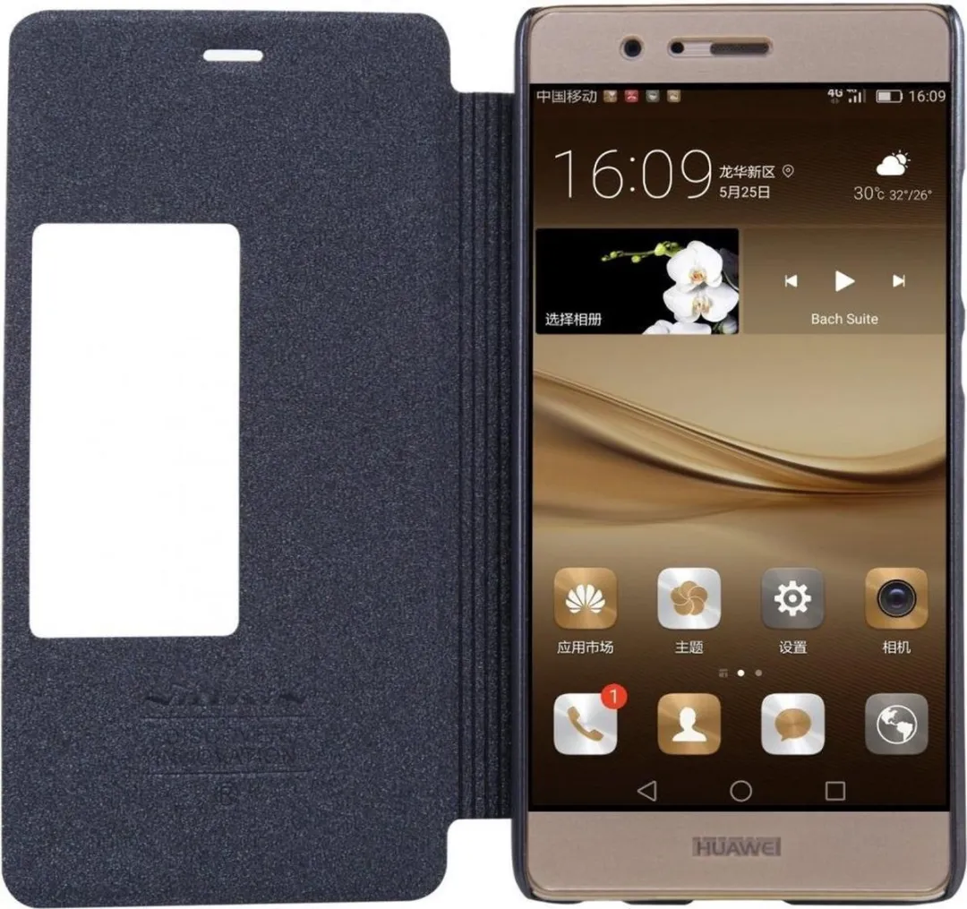 Nillkin Sparkle Series Leather Case Huawei P9 Plus - Zwart - afbeelding 4 van 6