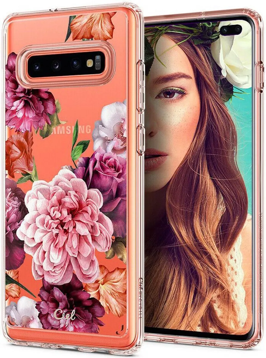 Spigen Ciel Samsung Galaxy S10+ Hoesje - Roze Transparant - G975F25215001
