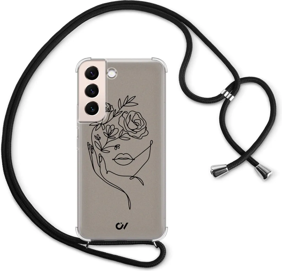 Casevibes Telefoonhoesje S22 C/S22/UV/010 - Crossbody - Bruin