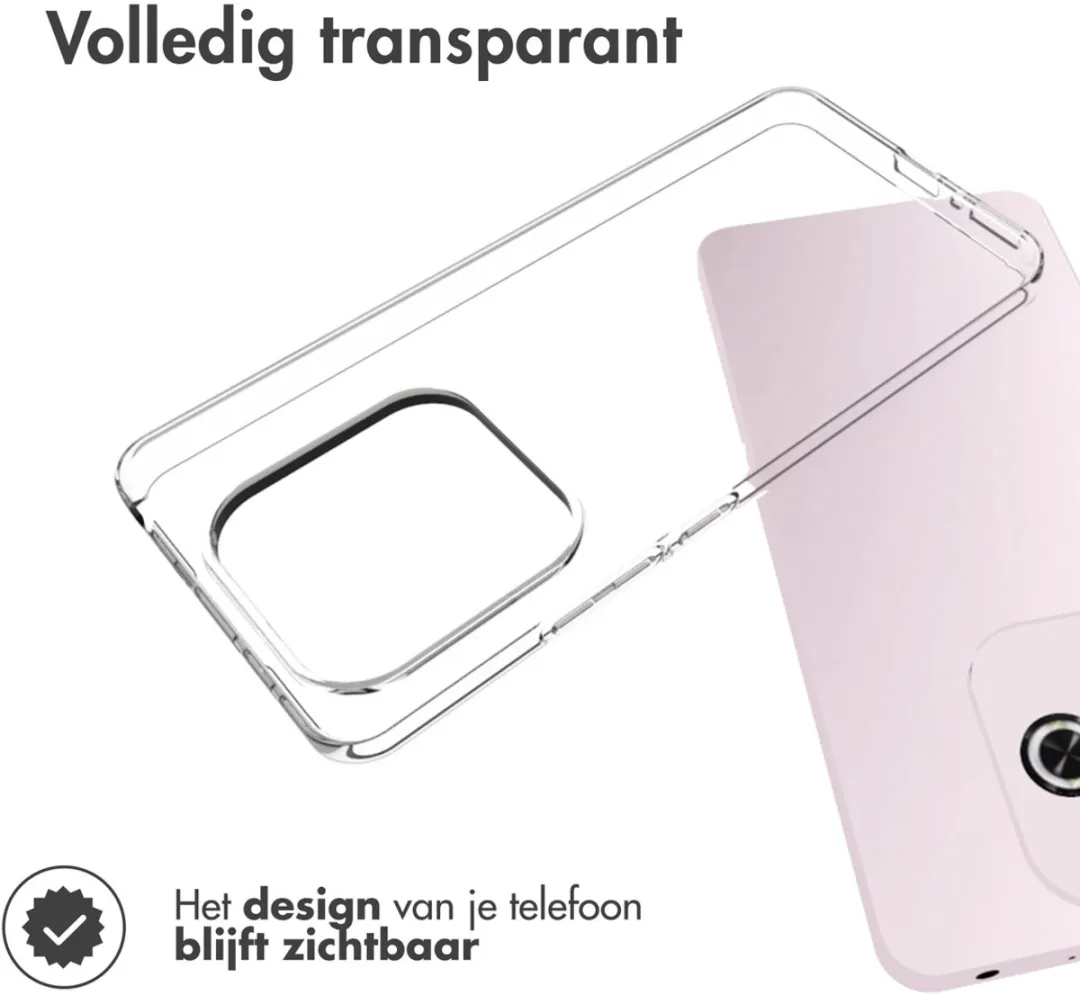 Accezz Hoesje Xiaomi Redmi Note 14 4G - Transparant