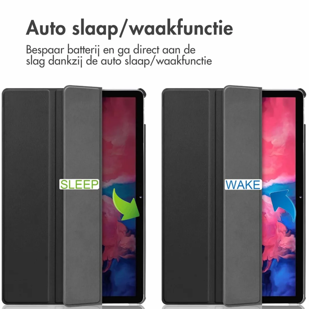 Imoshion SH00011218 Tablethoes - Trifold Bookcase - Lenovo Tab P11/P11 Plus - Zwart