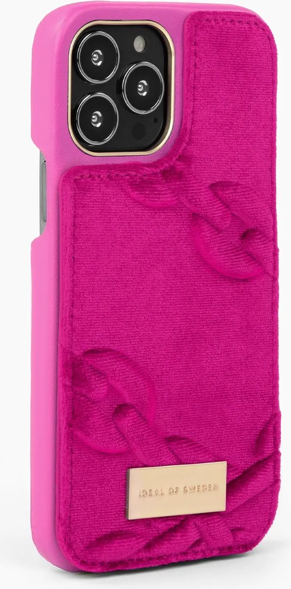 iDeal of Sweden Fashion Case Atelier iPhone 12/13 Pro Max - Velour Hyper Pink - afbeelding 2 van 2