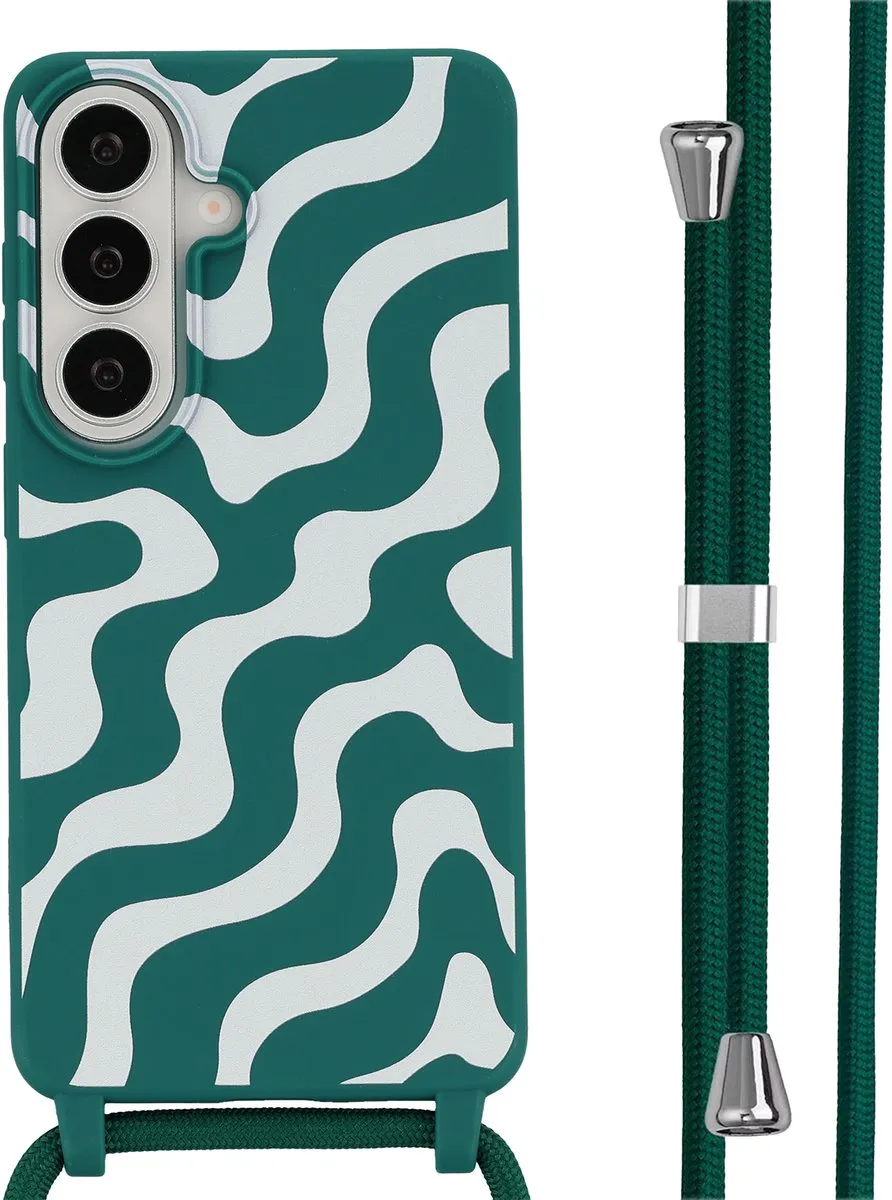 Imoshion Hoesje Samsung Galaxy S26 - Petrol Green Groovy