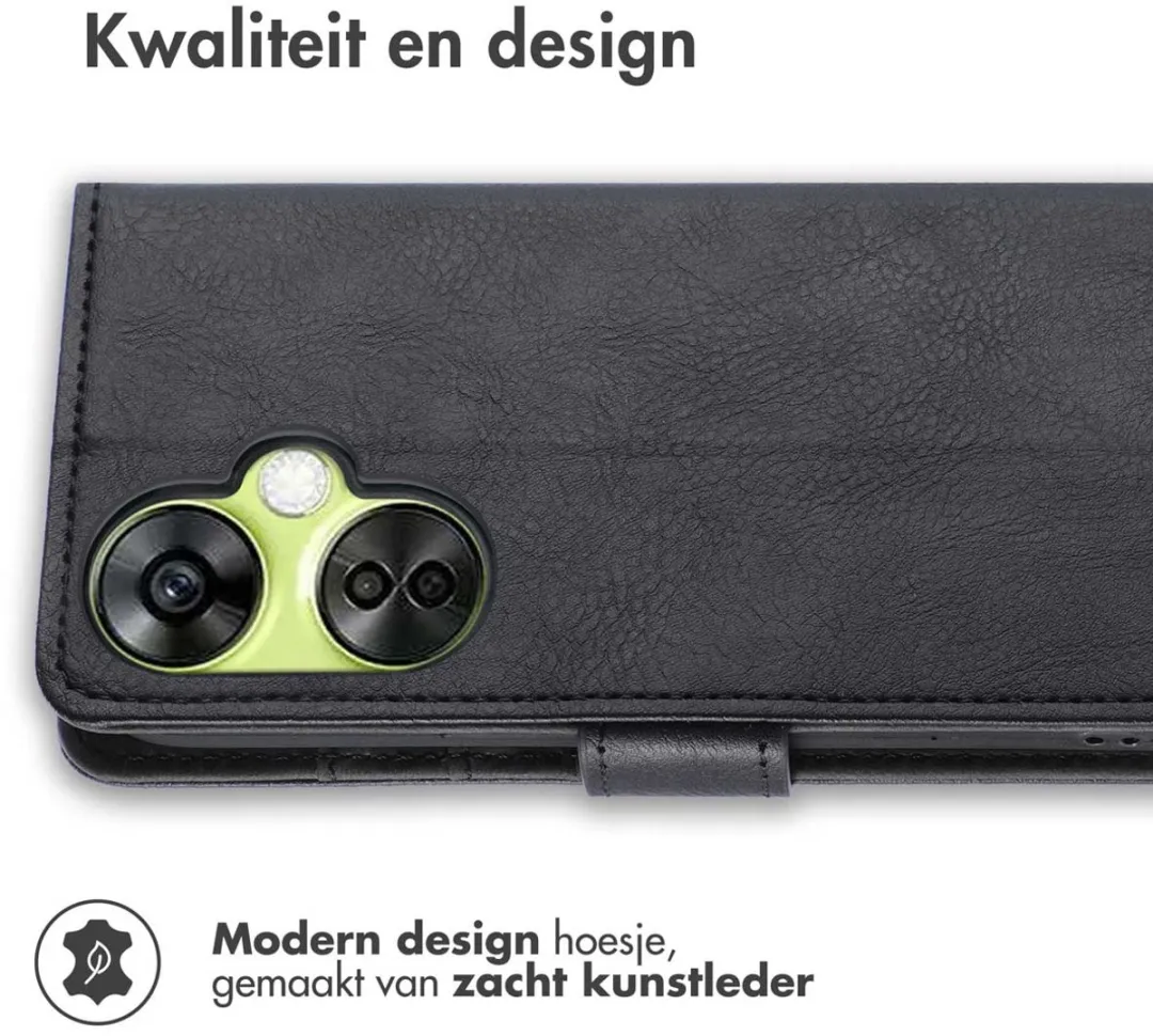 Imoshion Hoesje OnePlus Nord CE 3/CE 3 Lite - 3 Pasjes - Zwart