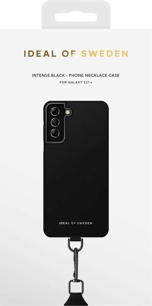 iDeal of Sweden Phone Necklace Case Samsung Galaxy S21 Plus Intense Black