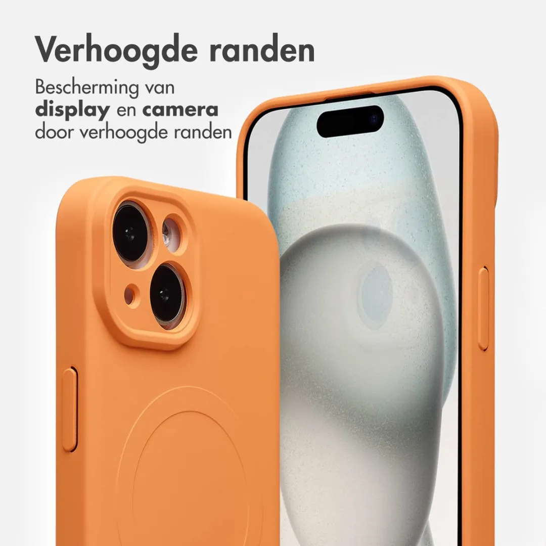 Imoshion Hoesje iPhone 15 - Oranje - MagSafe