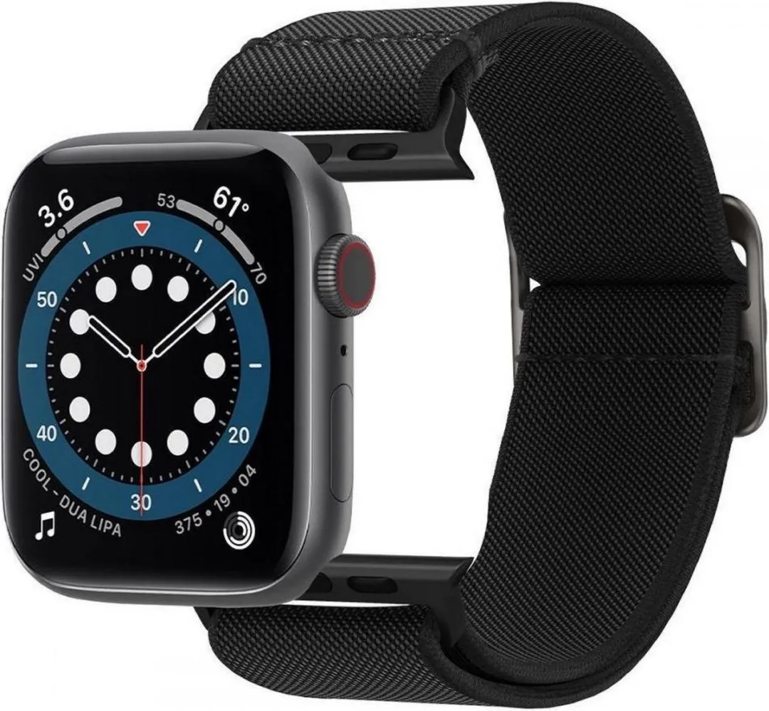 Spigen Lite Fit Band Apple Watch - 44/45/46/49mm Zwart