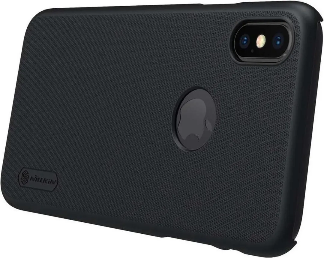 Nillkin Frosted Shield Backcover iPhone X/Xs - Zwart - afbeelding 6 van 6