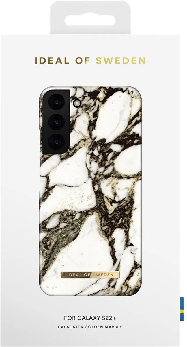 iDeal of Sweden Samsung Galaxy S22 Plus Hoesje Calacatta Golden Marble - afbeelding 3 van 4
