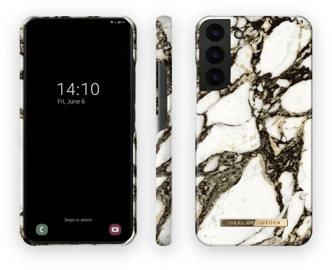 iDeal of Sweden Samsung Galaxy S22 Plus Hoesje Calacatta Golden Marble - afbeelding 4 van 4