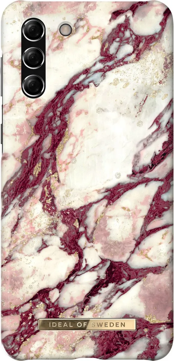 iDeal of Sweden Galaxy S21 Plus Hoesje Calacatta Ruby Marble