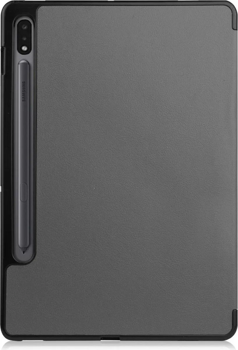 Just in Case Cazy Tablethoes Samsung Galaxy Tab S7 - TriFold Bookcase Grijs