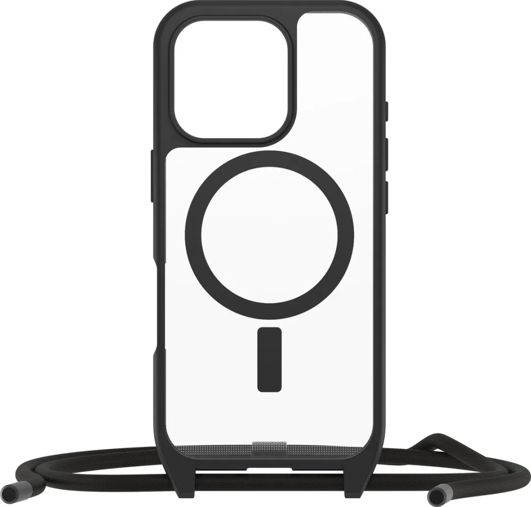 OtterBox React Necklace Hoesje 77-96830 - iPhone 16 Pro - Zwart