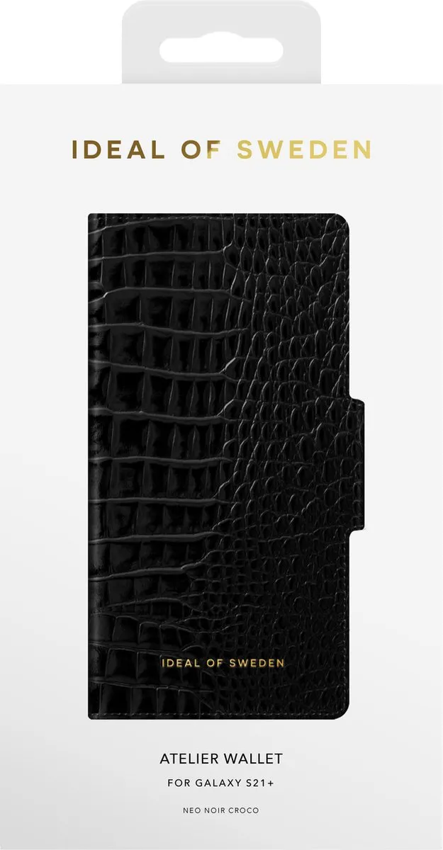 iDeal of Sweden Atelier Wallet Samsung Galaxy S21+ - 3 Pasjes - Zwart - afbeelding 4 van 6