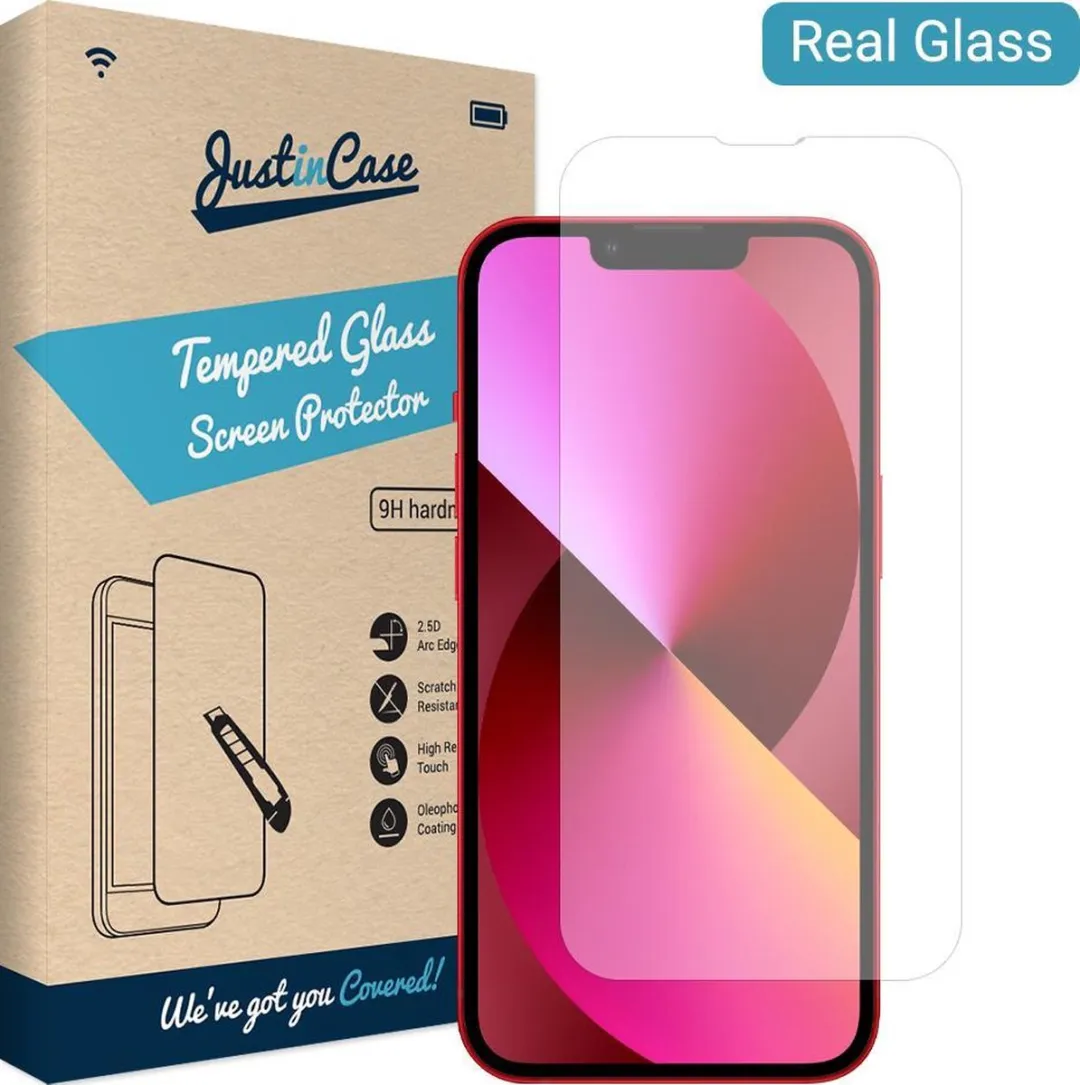 Just in Case Cazy Screenprotector iPhone 13/13 Pro