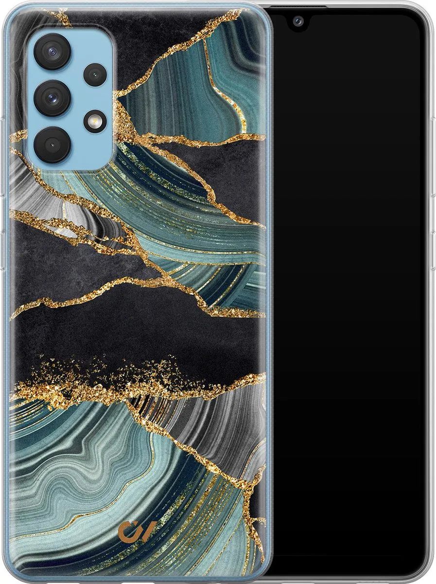 Casevibes Hoesje Samsung Galaxy A32 4G - Marble Jade Stone