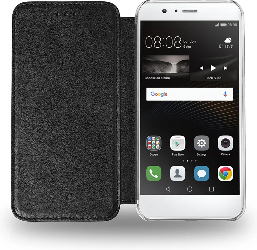 Azuri Booklet Backcover Huawei P9 Lite - Magnetisch - 3 Pasjes - Zwart - afbeelding 6 van 6