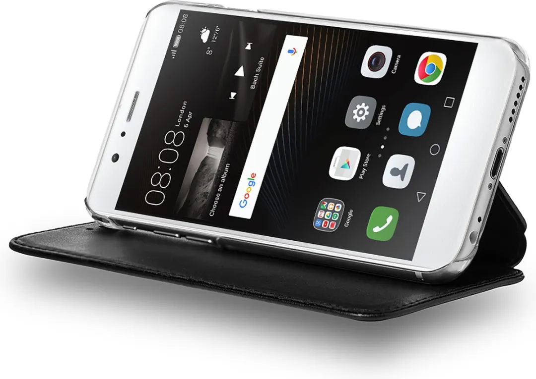 Azuri Booklet Backcover Huawei P9 Lite - Magnetisch - 3 Pasjes - Zwart