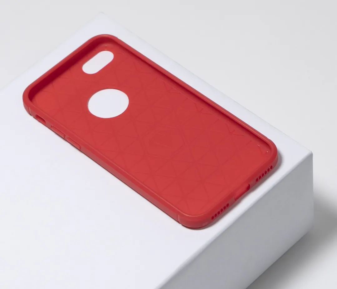 BMAX Carbon Soft Case iPhone 7/8 - Rood