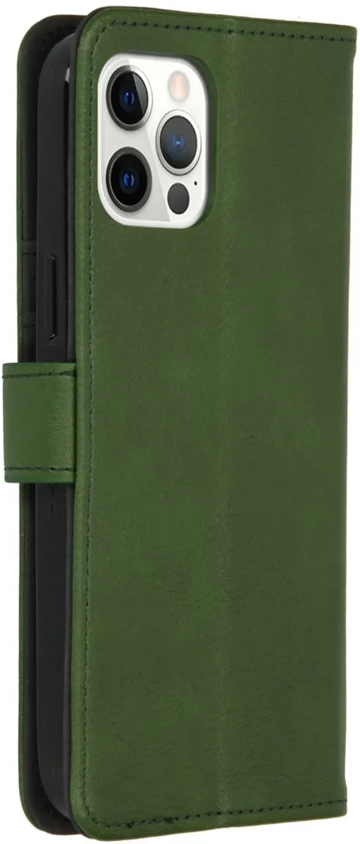 Imoshion Hoesje iPhone 12/12 Pro Groen - 3 Pasjes