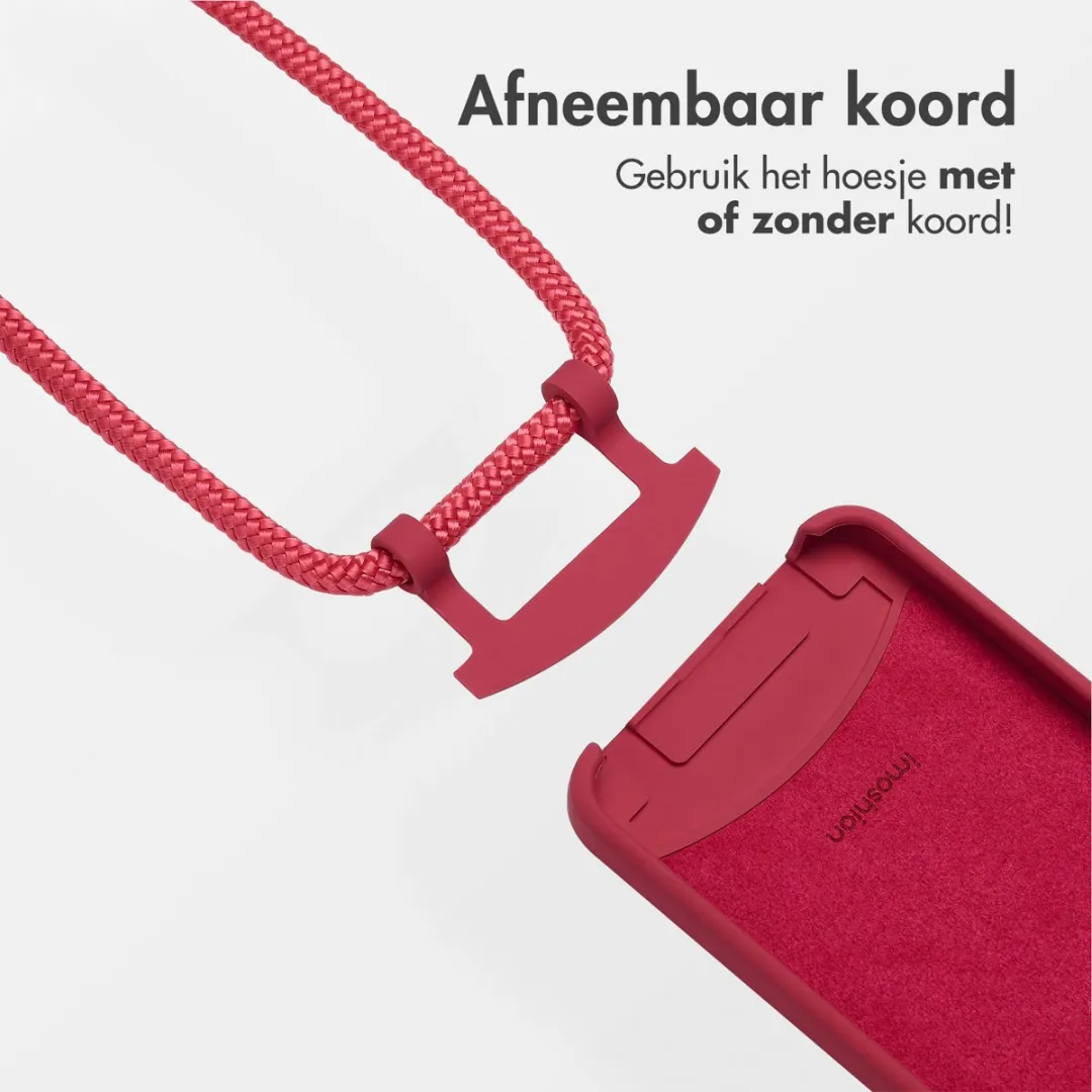 Imoshion Hoesje Samsung Galaxy S24/S25 - Rood Raspberry - Magneetkoord